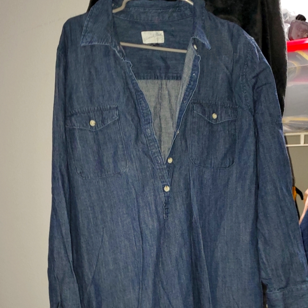 Universal Thread Indigo Denim Shirt